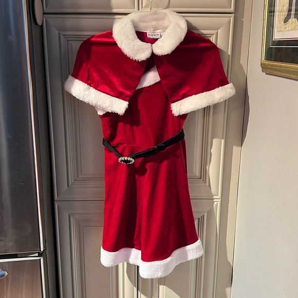 Christmas velour dress size 12 - Picture 1 of 6
